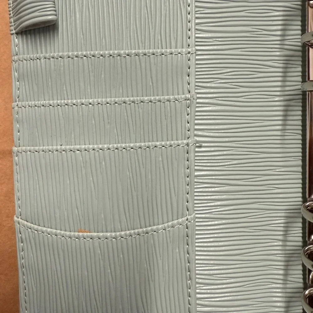 Textured Mint Green Cash Envelope A6 binder